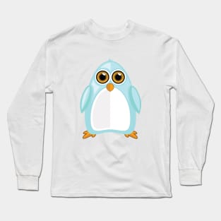 Baby Blue Penguin Long Sleeve T-Shirt